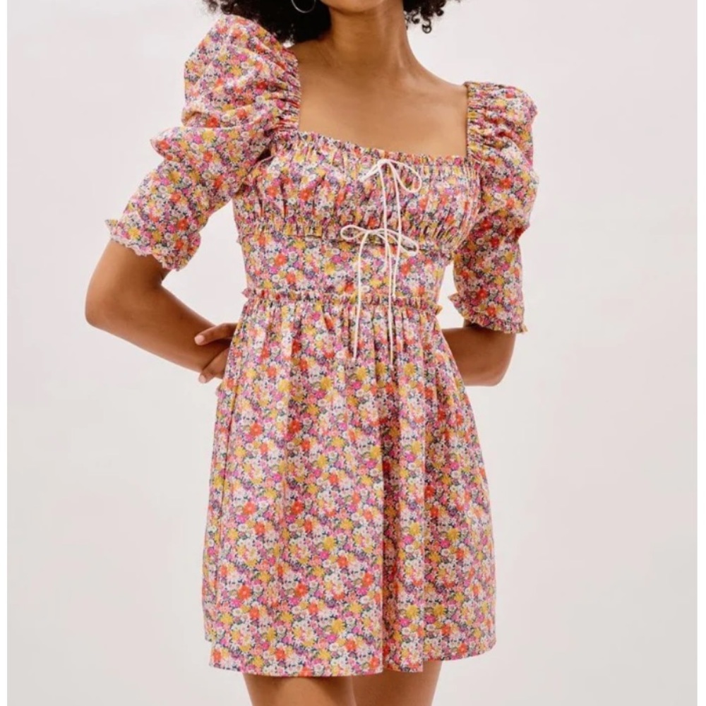 For Love and Lemons Libby Mini Dress (Like New)
